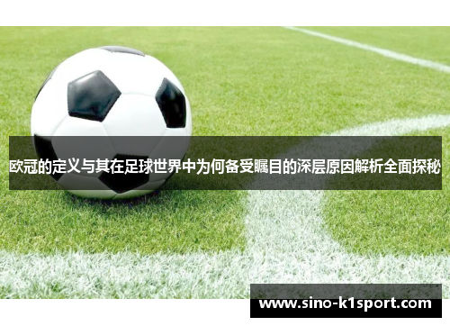 欧冠的定义与其在足球世界中为何备受瞩目的深层原因解析全面探秘